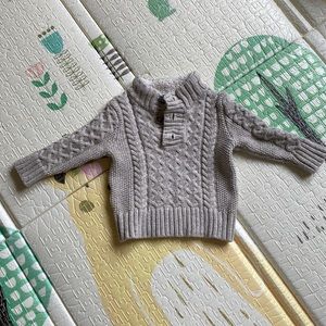 Cat & Jack Boys Cable Knit Sweater, Size 18M
